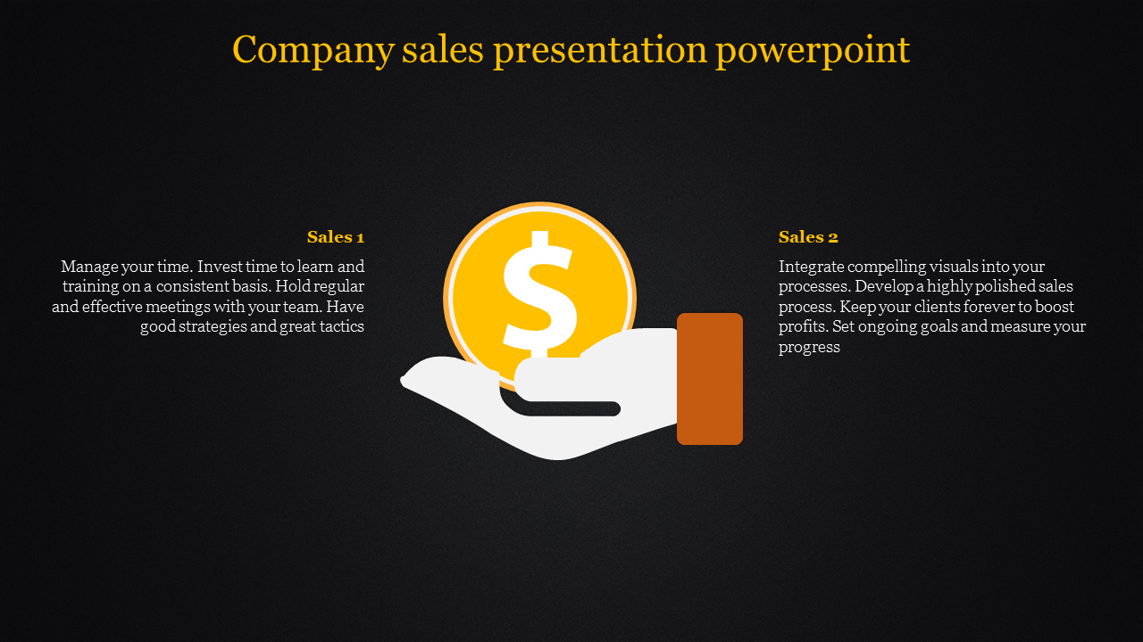 Free -  Company Sales Presentation PPT and Google Slides Template